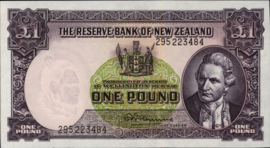 New Zealand P159 1 Pound 1967