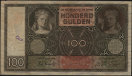 Netherlands  PL97 100 Gulden 1941
