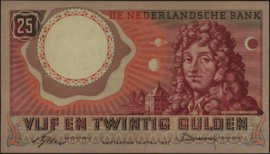 Netherlands  PL68 25 Gulden 1955