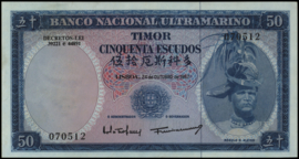Timor P27 50 Escudos 1967