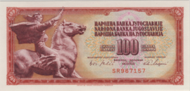 Joegoslavië P80.b 100 Dinara 1965