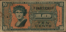 United States of America (USA) PM37 10 Cents (19)54 (No date)