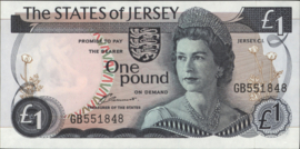 Jersey  P11.a 1 Pound 1978