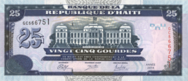 Haiti P266.e 25 Gourdes 2014