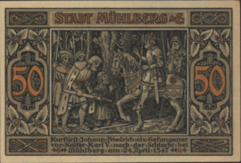 Germany - Emergency issues - Mühlberg Grab/Mehl.:903 50 Pfennig 1921