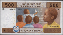 Centraal Afrikaanse Staten - Central African Republic P506M.a 500 Francs 2002