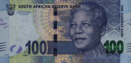 Zuid Afrika P141 100 Rand 2013-'15 (No date)