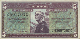 United States of America (USA) PM80 5 Dollars 1969 (No date)