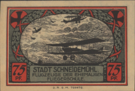 Germany - Emergency issues - Schneidemühl Grab/Mehl.:1191 75 Pfennig 1922 (No date)