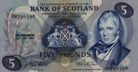 Scotland P112 5 Pounds 1982