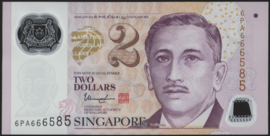 Singapore  P46/B208 2 Dollars 2006- (No date)