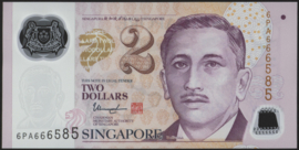 Singapore P46/B208 2 Dollars 2006- (No date)
