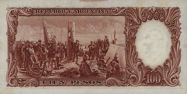 Argentina P272.c2 100 Pesos 1951 (ND)