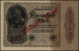 Duitsland P113.c.b "2" 1.000.000.000 Mark 1922