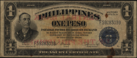 Filipijnen P117 1 Peso 1949