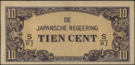 Nederlands Indië PLNI25.3/P121.a 10 Cent 1942 (No date)