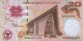 Papua Nieuw Guinea P36.a 20 Kina 2008