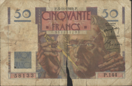 Frankrijk P127.b 50 Francs 1949