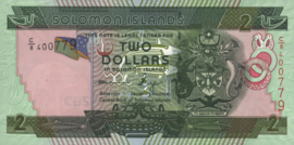 Solomon islands  P25 2 Dollars 2006 (No date)