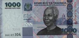 Tanzania  P36 1,000 Shillings 2006