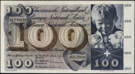 Zwitserland P49.o 100 Franken 1973