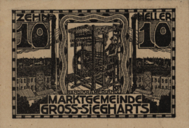 Oostenrijk - Noodgeld - Gross-Siegharts KK.:297 10 Heller 1920