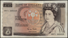 Engeland P379 10 Pounds 1988