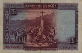 Spanje  P74.b 25 Pesetas 1928