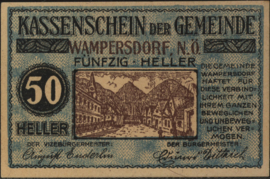 Oostenrijk - Noodgeld - Wampersdorf KK1138 50 Heller 1920
