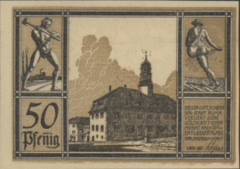 Duitsland - Noodgeld - Auma  Grab/Mehl.:55.4.a5 50 Pfennig 1921