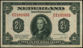 Nederland  PL15.a 2½ Gulden 1943