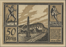 Duitsland - Noodgeld - Auma  Grab/Mehl.:55.4.a2 50 Pfennig 1921