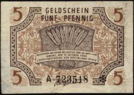 Germany S1004.a 5 Pfennig 1947