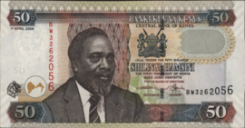 Kenya  P41/47 50 Shillings 2006