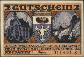 Duitsland - Noodgeld -  Neheim a.d. Ruhr Grab. 931.1 2,5 Mark 1920 (No date)