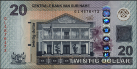 Suriname - SRD PLSD2.3.d 20 Dollars 2019