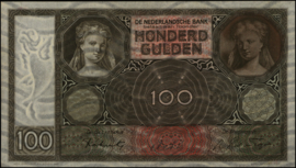 Nederland - Bankbiljet  PL97.d1 100 Gulden 1941
