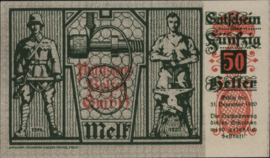 Oostenrijk - Noodgeld - Melk KK.: 606 50 Heller 1920