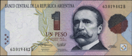 Argentinië P339.b 1 Peso 1992-94 (ND)