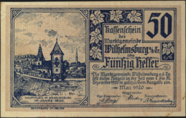 Austria - Emergency issues - Wilhelmsburg KK.1235 50 Heller 1920