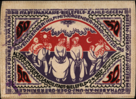 Duitsland - Noodgeld - Bielefeld Grab.103 50 Mark 1922