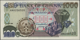Ghana  P32.d 1,000 Cedis 1999