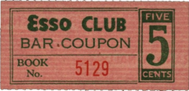 Netherlands / Dutch Antilles / Curaçao, Esso Club PLNA46.1a.1 5 Cents ± 1948