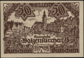 Oostenrijk - Noodgeld - Waizenkirchen KK. 1128 50 Heller 1920