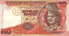 Malaysia  P38 10 Ringgit 1995 (No date)