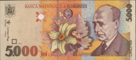 Romania P107 5,000 Lei 2000