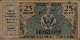 Verenigde Staten van Amerika (VS) PM17 25 Cents (19)47