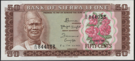 Sierra Leone P4 50 Cents 1972-84