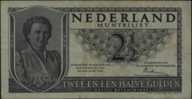 Nederland  PL217 2½ Gulden 1949