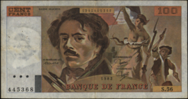 Frankrijk P154 100 Francs 1982
